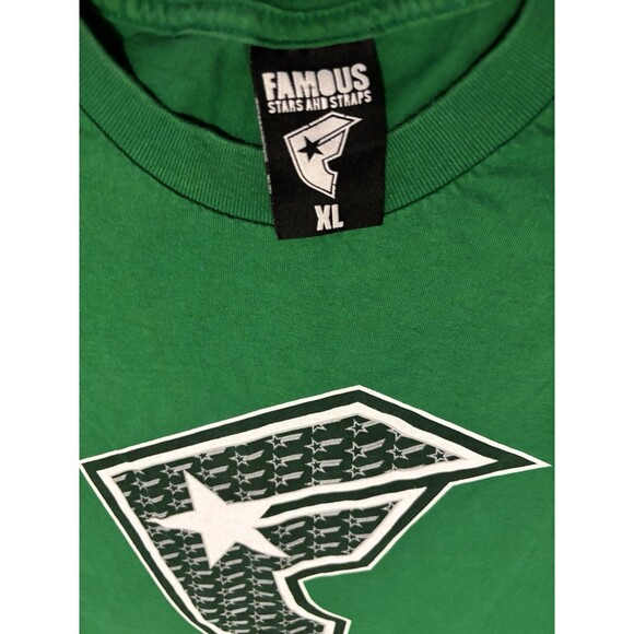 Famous Stars And Straps Shirt XL Vintage 00s Y2k Travis Barker Streetwear Tee - Picture 5 of 5